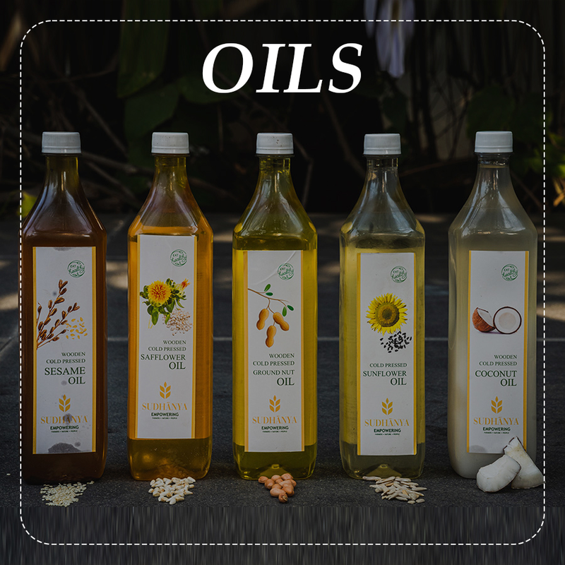 Wooden cold pressed oils