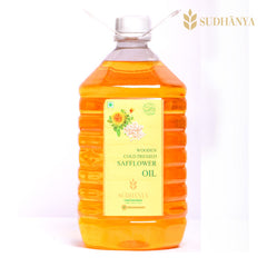 Safflower Oil - Cold Pressed (Kusuma Puvvu) - 5 Litres